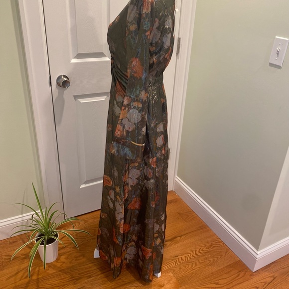 New Anthropologie Caballero Deep V-Neck Maxi Dress size S - Picture 7 of 15